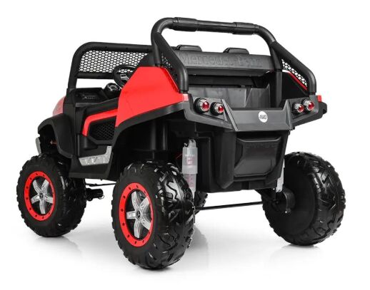 Дитячий двомісний електромобіль BAMBI Джип Мерседес 4WD M 4133EBLR-1 з амортизаторами білий