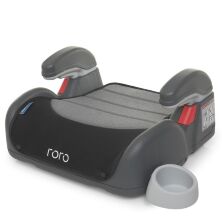 Автосидіння Бустер дитячий EL CAMINO ME 1044 Roro Violet з підлокітником і підсклянником/чорьо-фіолетовий