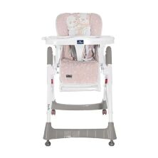 Стільчик для годування Lorelli (Bertoni) Gusto Satin Pink Hug Рожевий "Ведмедики". Дитячий стілець для годування