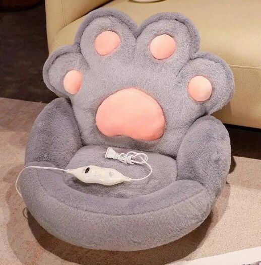 Крісло-подушка-іграшка дитяче м'яке з підігрівом "Тапа Лапка" для дівчинки та хлопчика (L5)