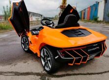 Дитячий електромобіль легкова машина Lamborghini M 4319EBLR-7оранжевый **