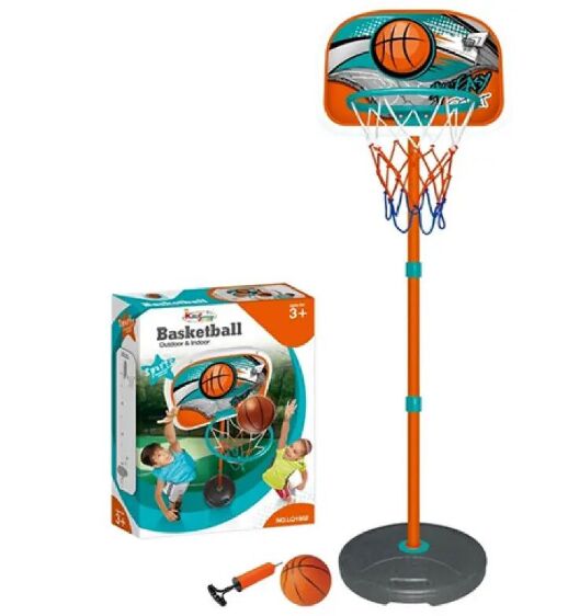 Баскетбольне кільце на стійці MR 0333 висота 201 см м'яч насос сітка