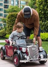 Дитячий електромобіль Машина Audi JE1005EBLR-3(24) КОРЧ ліцензійний з м'яким сидінням / червоний**