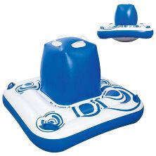 Надувний пліт Качалка на воді з ручками BESTWAY 43137 Пляжний шезлонг 165-165 см