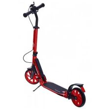 Двоколісний дитячий самокат Maraton RIDER з ручним гальмом та амортизатором, фіолетовий для дівчинки