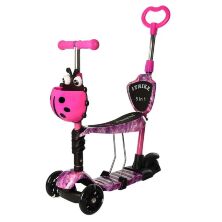 Самокат 5 в 1 iTrike JR 3-058-I MAXI Божа корівка