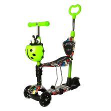 Самокат 5 в 1 iTrike JR 3-058-I MAXI Божа корівка