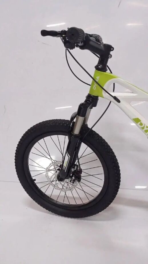 Гірський спортивний Магнезієвий велосипед Dyna M-1 колеса 20 дюймів / 7 швидкостей / Shimano / біло-зелений