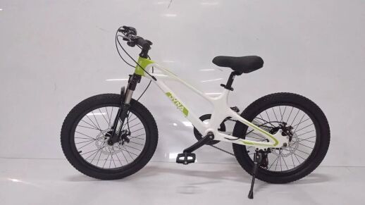 Гірський спортивний Магнезієвий велосипед Dyna M-1 колеса 20 дюймів / 7 швидкостей / Shimano / біло-зелений