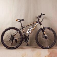 Підлітковий велосипед колеса 26 дюймів S300 Blast-New Чорно-Помаранчевий