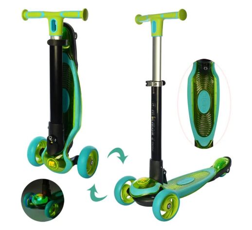 Самокат дитячий складаний iTrike JR 3-003-1-B MAXI 8 кольорів принт