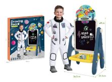 Дитячий мольберт 3659-A двостороння дошка магніти маркер крейда губка **