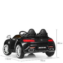 Дитячий електромобіль Mercedes Benz M 4158EBLR-2 чорний