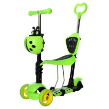 Самокат 5 в 1 iTrike JR 3-026-L MAXI Божа корівка