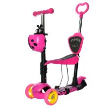 Самокат 5 в 1 iTrike JR 3-026-L MAXI Божа корівка