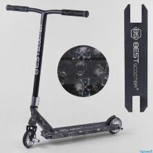 Самокат трюковий Best Scooter 60908 HIC-система ПЕГИ алюмінієвий диск і дека з ПРИНТОМ