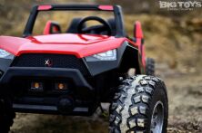 Дитячий двомісний електромобіль Баггі Джип Квадроцикл Bambi Racer 4WD M 4170EBLR-3(24V) / колір червоний**
