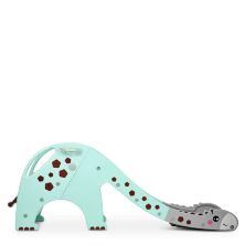 Дитяча гірка пластикова BAMBI GIRAFE-5 Жираф з баскетбольним кільцем / м'ятно-сіра**