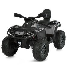 Дитячий електро квадроцикл M 6080EL-11(24V) електромобіль 4 мотора сірий