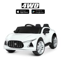 Дитячий електромобіль Maserati M 4798 EBLR-1 білий**