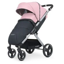 Дитяча прогулянкова коляска El Camino ME 1053N DYNAMIC PRO Pale Pink навантаження до 22 кг РОЗОВАУ для дівчинки*