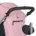 Дитяча прогулянкова коляска El Camino ME 1053N DYNAMIC PRO Pale Pink навантаження до 22 кг РОЗОВАУ для дівчинки*