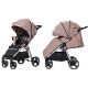 Прогулянковий дитячий візок CARRELLO Pulse CRL-5507 Evening Beige з дощовиком / КОЛЯСКА дитяча бежева