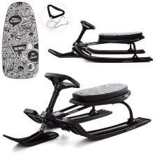 Дитячий снігокат MS 1791-2, м'яке сидіння, чорний