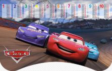 Дитяча парта шкільна растишка зі стільцем Тачки (Cars) 108, червона ***