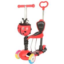 Самокат дитячий 5 в 1 iTrike JR 3-026-C MAXI Божа корівка Мікс кольорів **