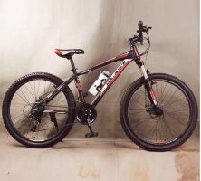 Підлітковий велосипед колеса 26 дюймів S300 Blast-New Чорно-Червоний