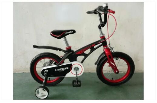 Велосипед двоколісний полегшений Crosser Magnesium Bike Space 18 дюймів чорний
