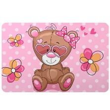 Дитячий стіл з двома стільчиками Bambi 501-9 Рожевий Ведмедик