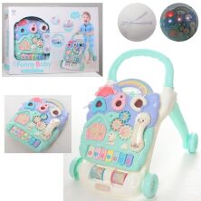 Каталка-ходунки-штовхач 698-59 музика звук (англ) світло брязкальце тріскачка сортер**