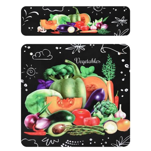 Дитячий пластиковий столик з двома стільчиками Bambi ETZY-13 бежево-коричневий