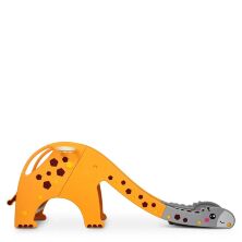 Дитяча гірка пластикова BAMBI GIRAFE-6 Жираф з баскетбольним кільцем / жовто-сіра**