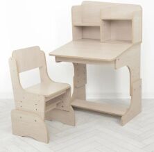 Дитяча Регульована парта зі стільчиком растишка Bambi F2071B дуб антанта **