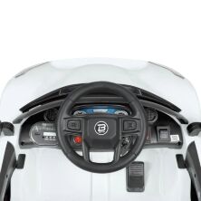 Дитячий одномісний електромобіль Машина Bambi 4WD M 4700EBLR-1 СпортКар Ferrari на EVA колесах з MP3 білий**