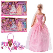 Лялька Defa 6073B з нарядами та аксесуарами, 5 суконь у комплекті