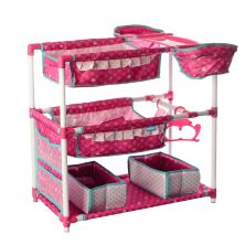 Манеж дитячий для ляльок HAUCK D91822 комод ліжечко, стільчик для годування