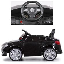 Дитячий одномісний електромобіль Джип Машина Bambi M 3271EBLR-2 BMW з шкіряним сидінням / чорний**