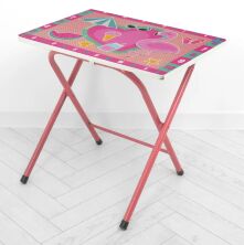 Дитячий столик зі стільчиком Bambi A19-FMG Фламінго складаний**