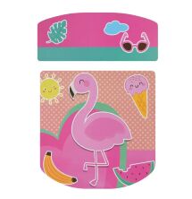 Дитячий столик зі стільчиком Bambi A19-FMG Фламінго складаний**