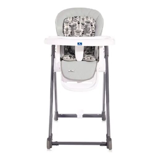 Стільчик для годування Lorelli (Bertoni) Party Cool Grey Leather Сірий. Дитячий стілець для годування