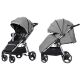 Прогулянковий дитячий візок CARRELLO Pulse CRL-5507 Pearl Grey з дощовиком / КОЛЯСКА дитяча сіра
