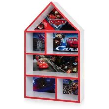 Будиночок-стелаж для іграшок "Тачки" 95 см PLK-L-2 білий**