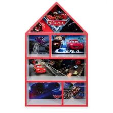 Будиночок-стелаж для іграшок "Тачки" 95 см PLK-L-2 білий**