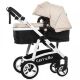 Коляска універсальна CARRELLO Fortuna CRL-9001/1 Peanut Beige 2в1 c матрацом +дощовик