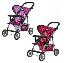 Прогулянкова Коляска для ляльки залізна Melogo 9366 T/018**