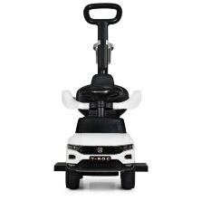 Дитяча каталка-толокар 2 в 1 651-1 батьківська ручка музика підставка для ніг білий**